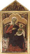 Guido da Siena Madonna and CHild oil painting